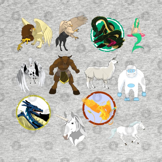 Mythology Sticker Pack by Sticker Steve